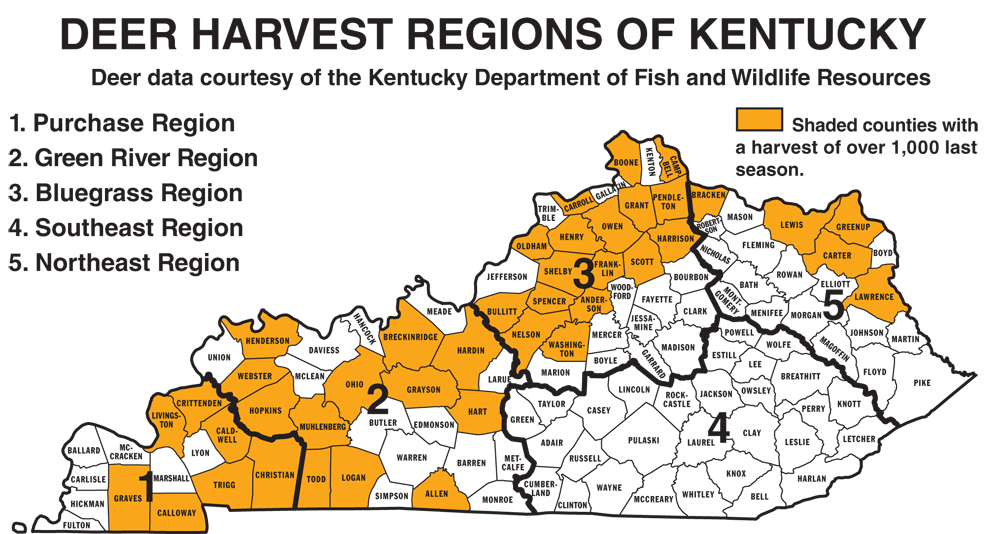 kentucky public hunting land map What Is The Best Deer Hunting State And Why Cedar Mill Fine kentucky public hunting land map