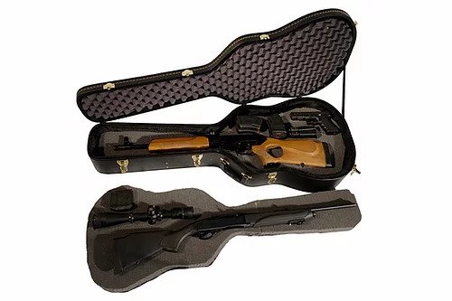 Each desperado guitar case comes with 3 layers of pluckable pick and pluck custom cubed foam.