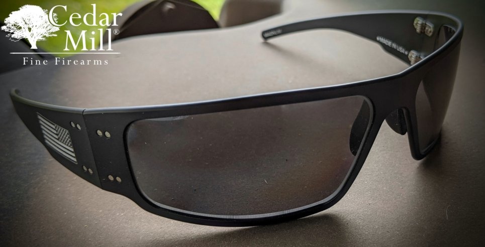 Review of the Patriotic Gatorz Magnum- Black Frame With American Flag Smoked Polarized lens lenses