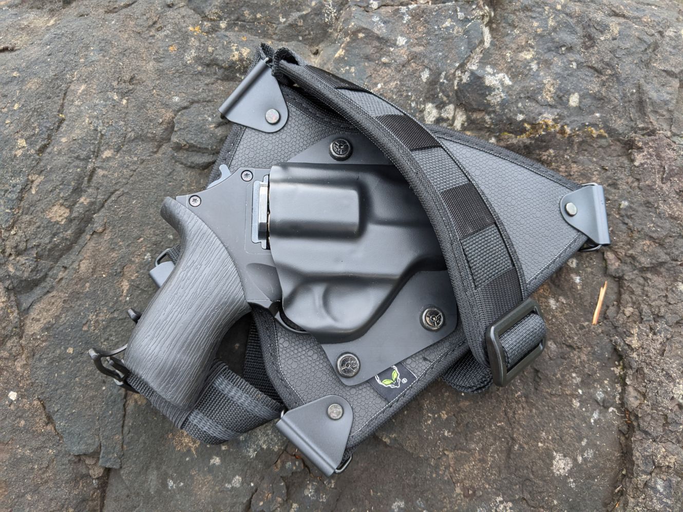A review of the Alien Gear Cloak Chest Holster for the Chiappa Rhino 200DS
