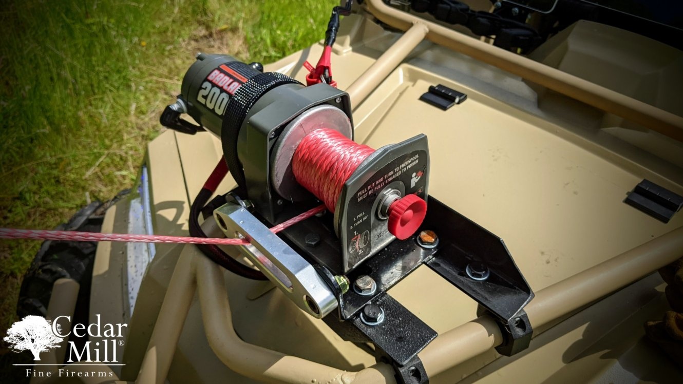 Bubba Rope Mini Grabber attach a synthetic winch line to your UTV winch drum at work