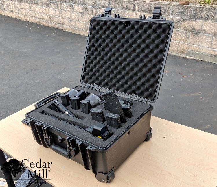 Multi-handgun and pistol case