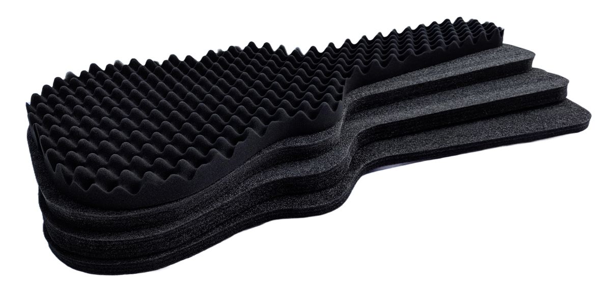 Guitar case foam inserts