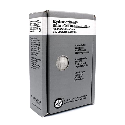 Hydrosobent Rechargeable Silica Dehumidifier Box