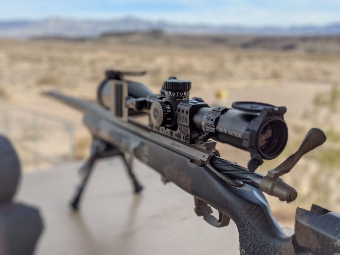 mount scope on a bolt-action rifle