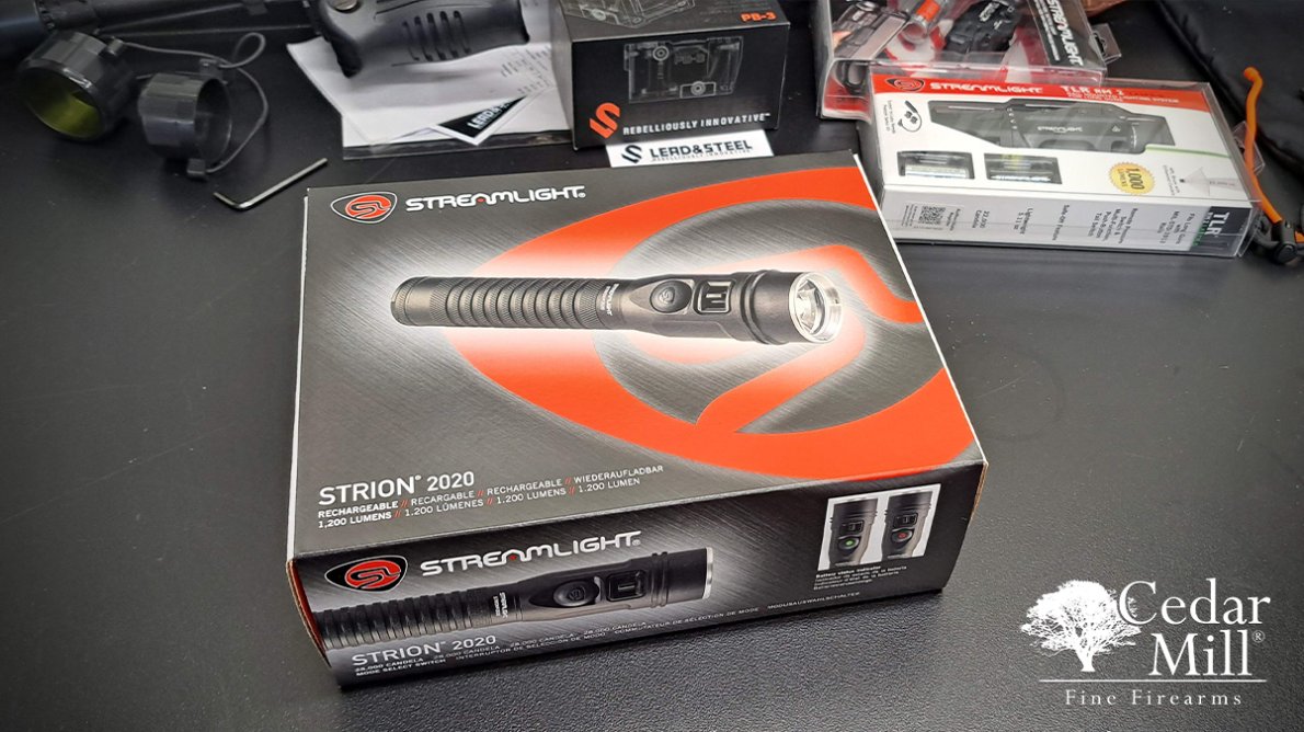 Streamlight STRION 2020 Rechargeable Handheld Flashlight on package 